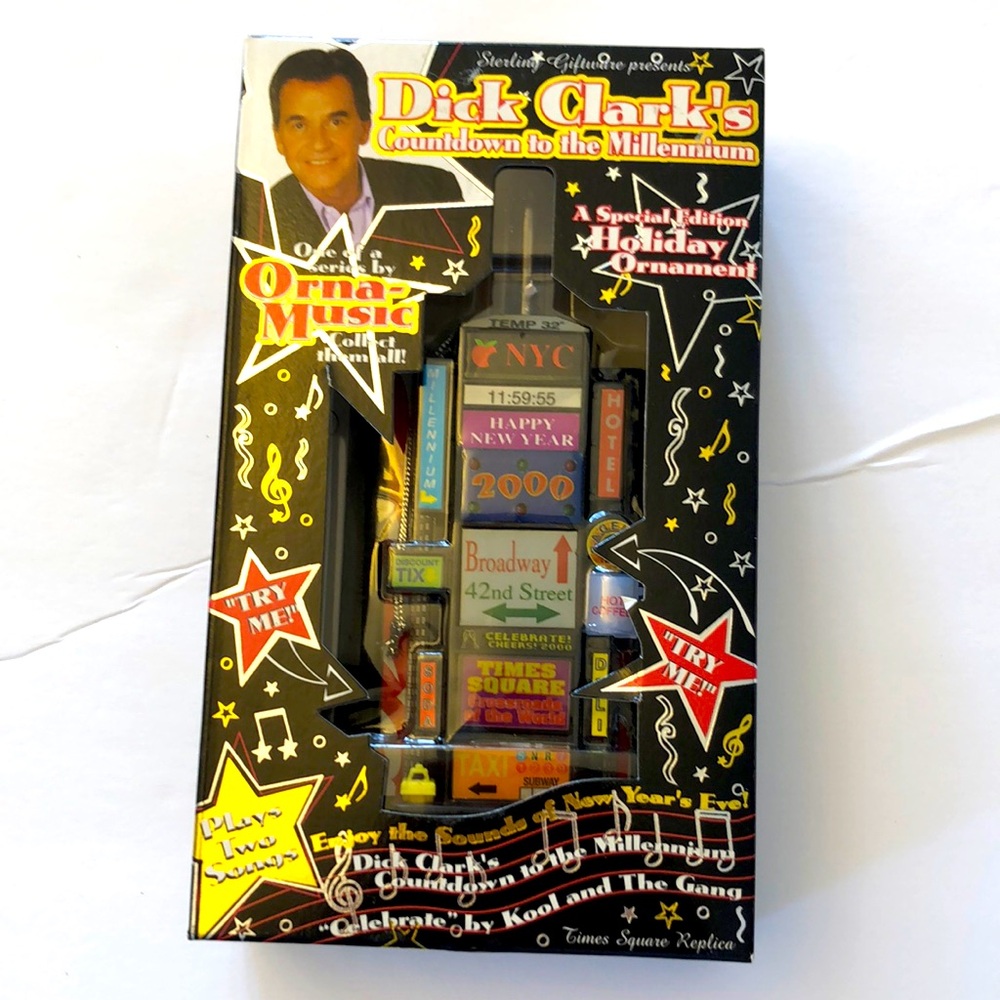 Dick Clark’s Countdown to the Millennium Special Edition Holiday Ornament